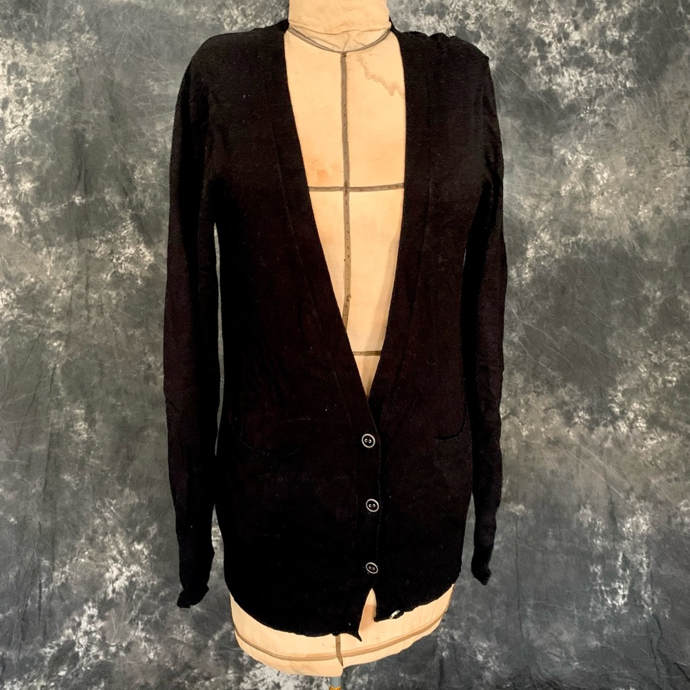 French connection black tunic sweater
